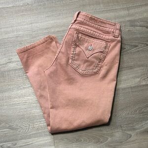 Miss Me Peach signature crop pants - size 31